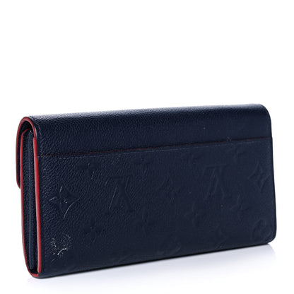Louis Vuitton Empreinte Sarah Wallet NM Marine Rouge 3 of 12