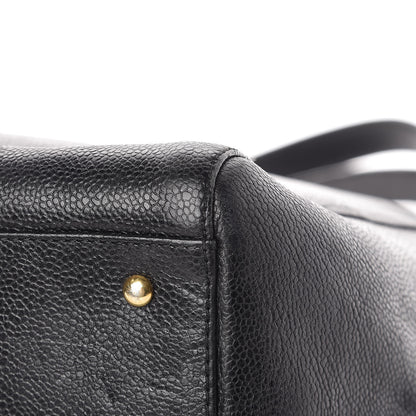Chanel Caviar Large CC Shoulder Bag Black 11 of 12