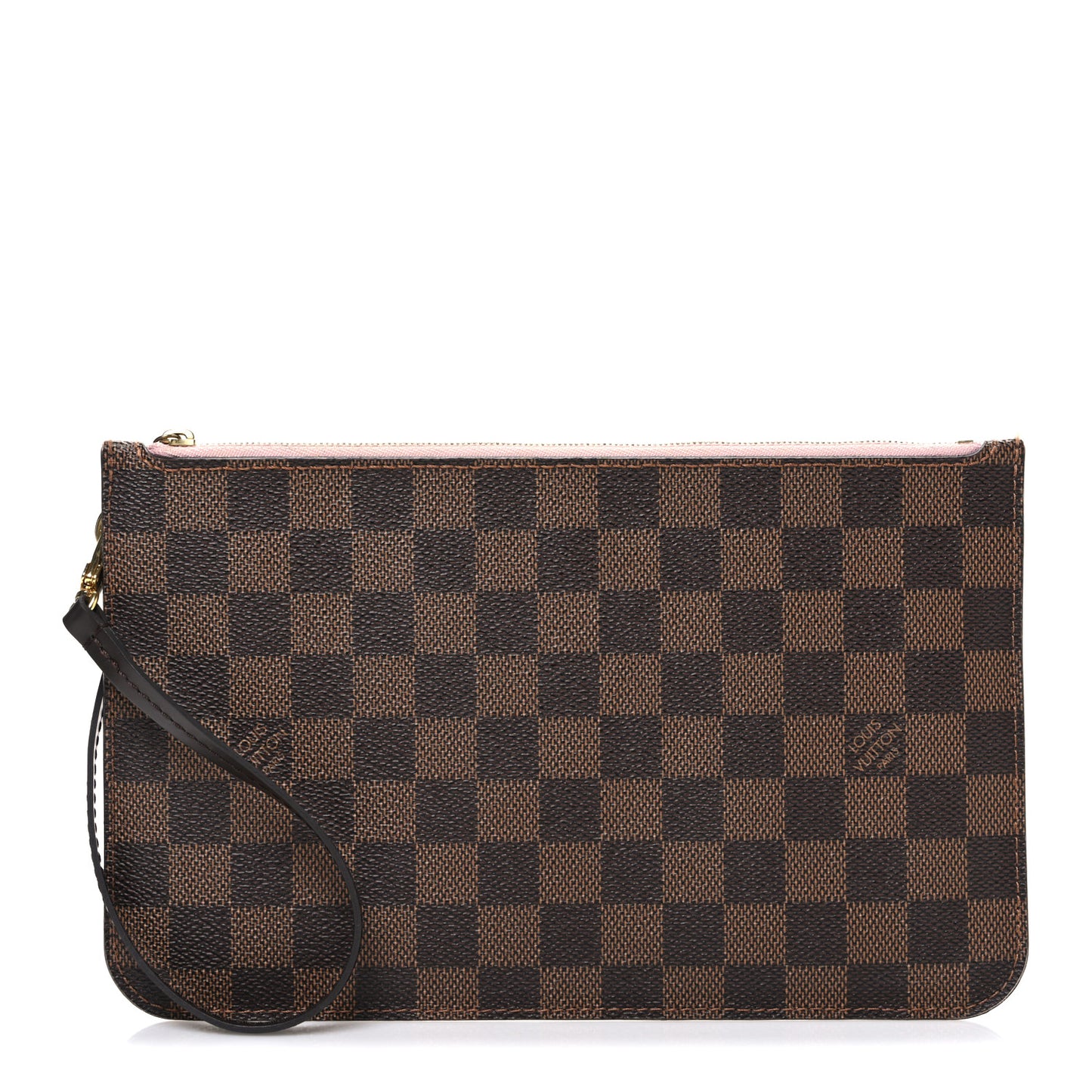 Damier Ebene Neverfull MM GM Pochette Rose Ballerine