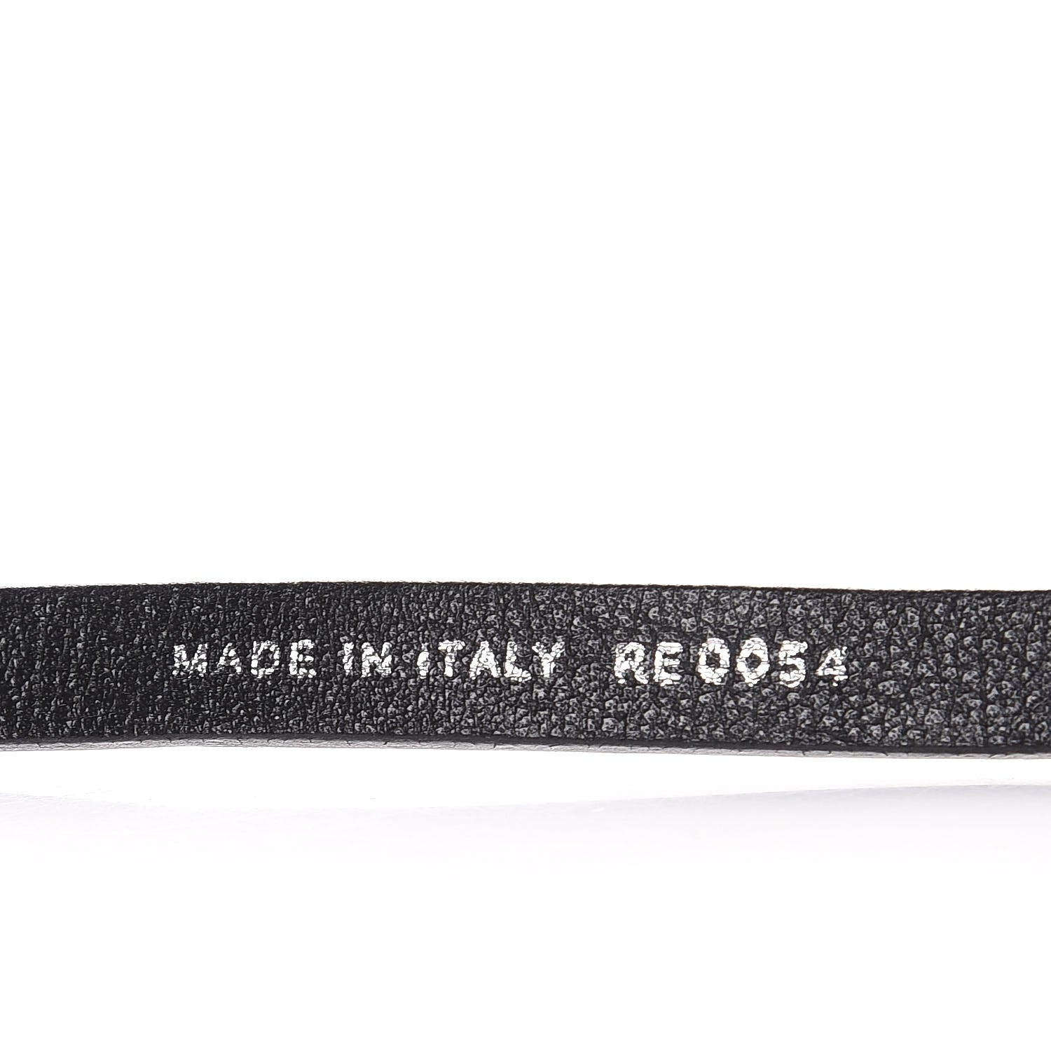 Christian Dior Calfskin Crystal Logo Clasp Belt 85 Black 4 of 7
