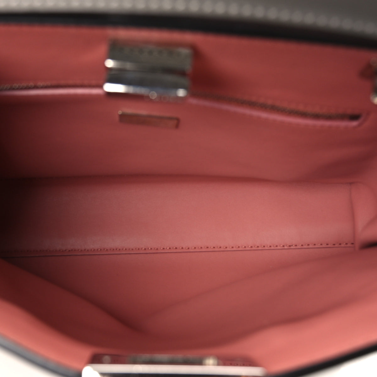 Fendi Vitello Tahiti Burro Bi-Color Medium Peekaboo Iconic Essentially Satchel Maya Camelia Confetto 5 of 11