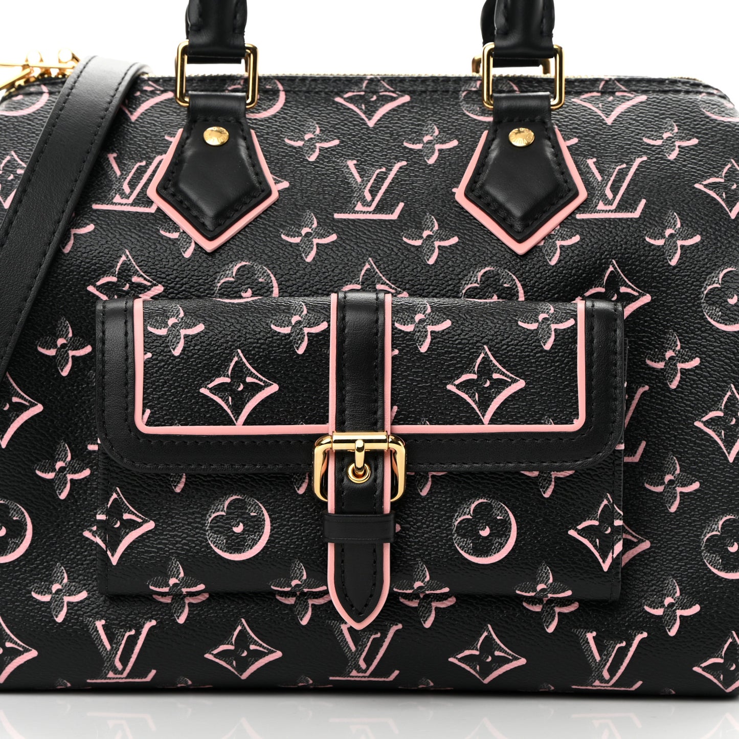 Monogram Fall for You Speedy Bandouliere 25 Black