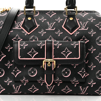Louis Vuitton Monogram Fall for You Speedy Bandouliere 25 Black 7 of 10