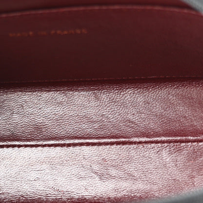 Chanel Lambskin Quilted Small Half Moon Clutch Black 5 of 14