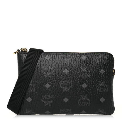 MCM Visetos Small Crossbody Pouch Black 1 of 11