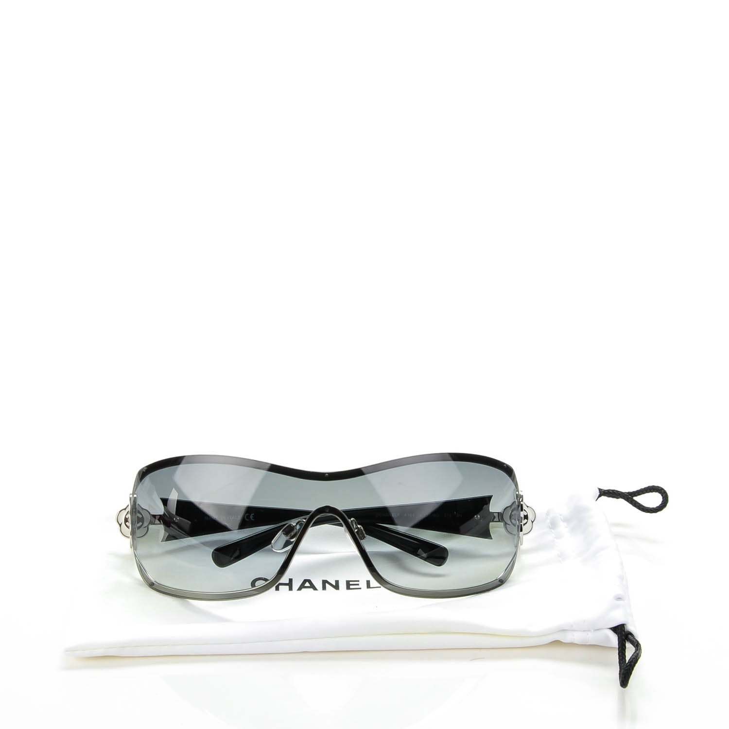 Chanel Camellia CC Sunglasses 4164 Black 6 of 6