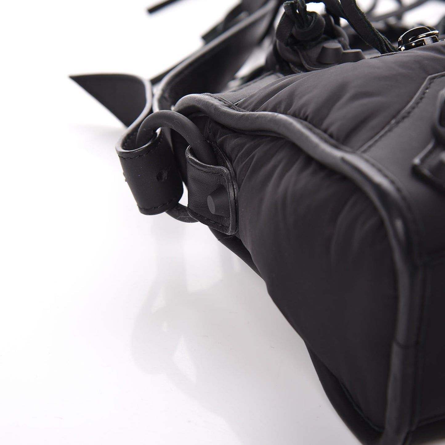 Nylon Agneau Mini City Black