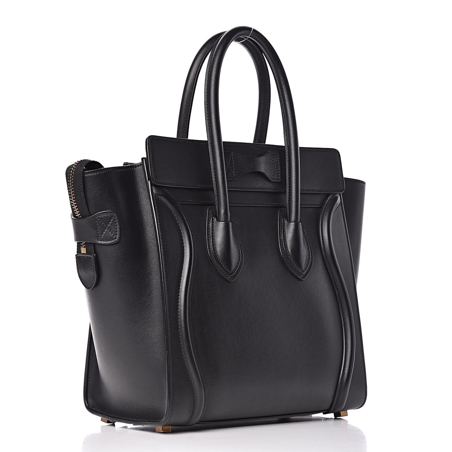 Smooth Calfskin Micro Luggage Black
