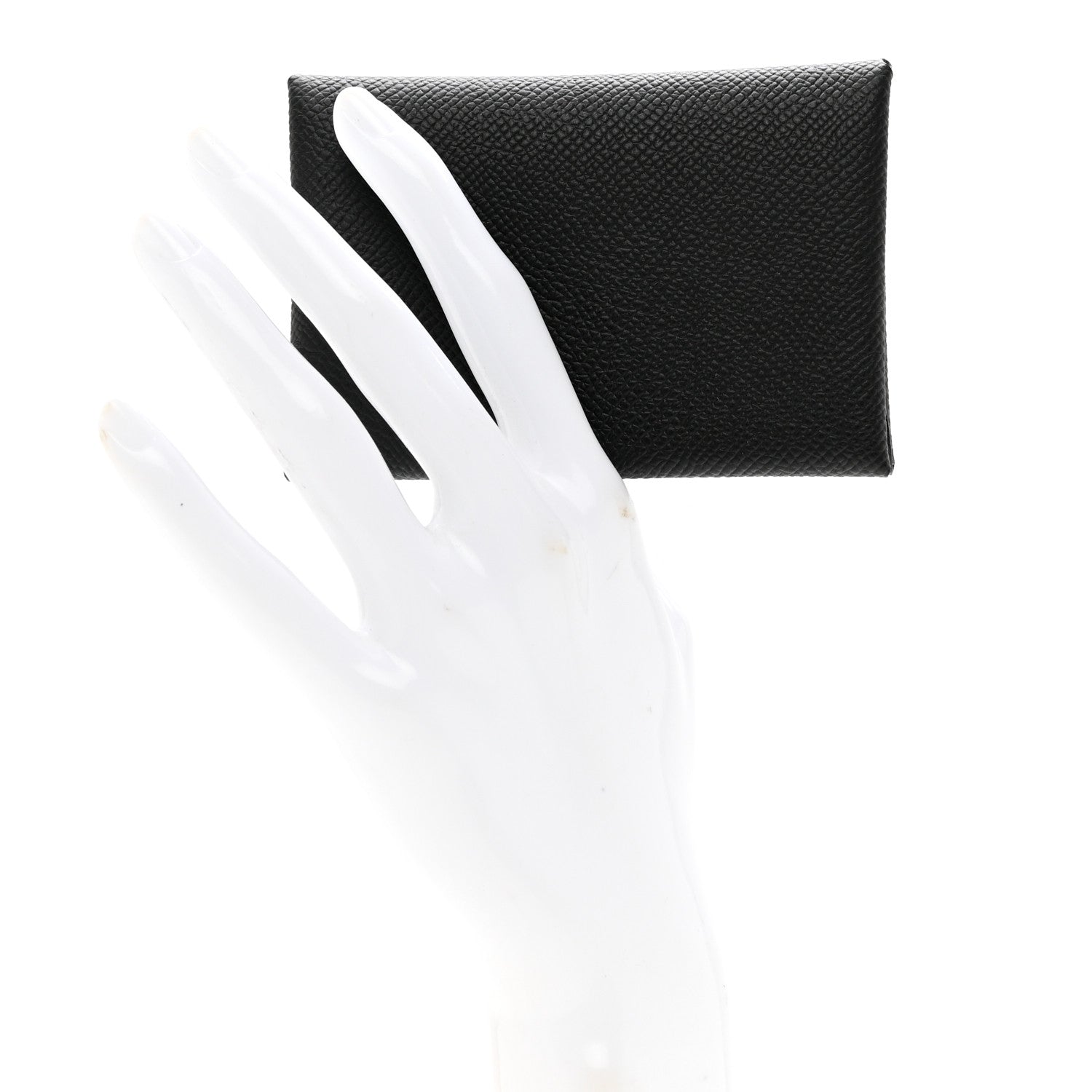 Hermes Epsom Calvi Duo Card Case Black 2 of 7