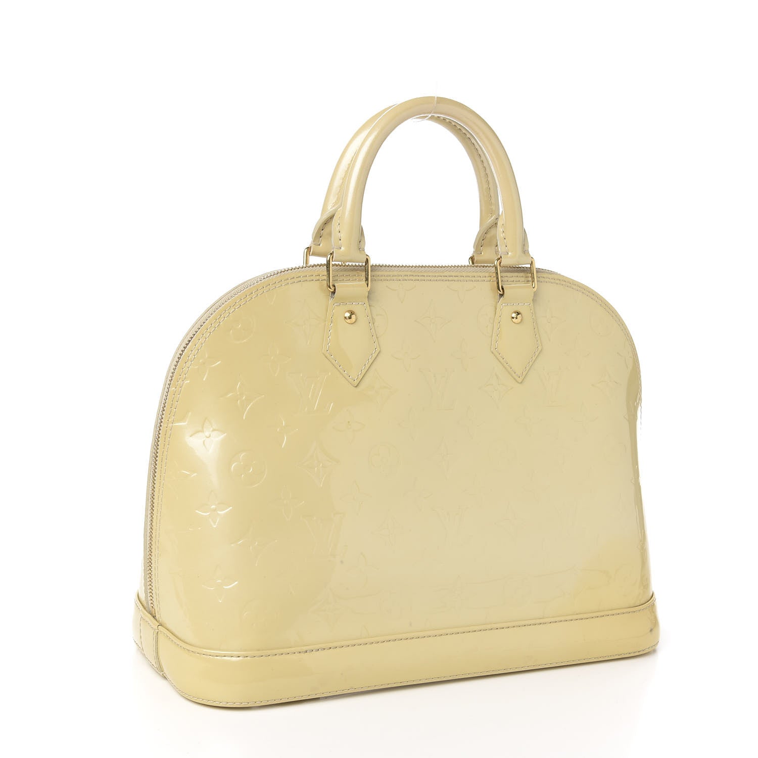 Louis Vuitton Vernis Alma PM Blanc Corail 2 of 8