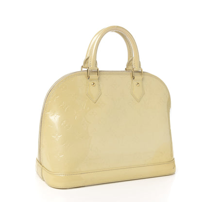 Louis Vuitton Vernis Alma PM Blanc Corail 2 of 8