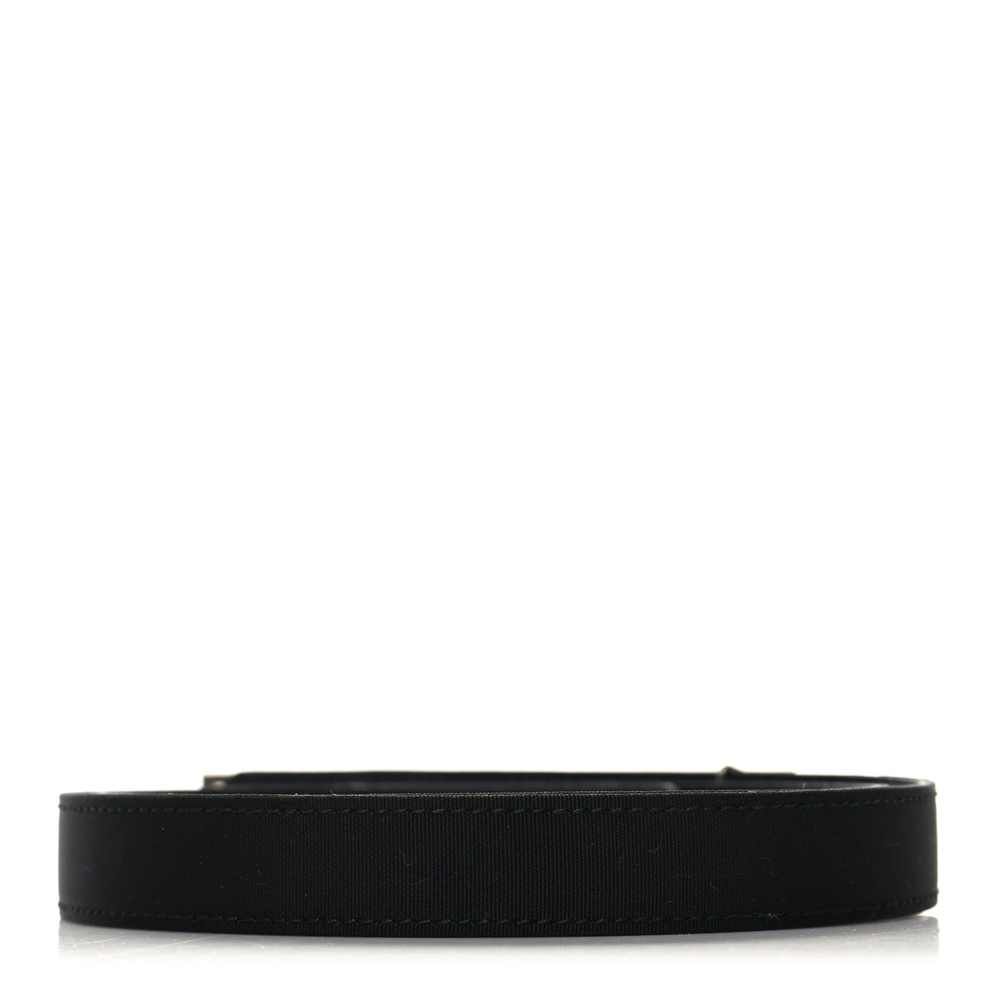 Lambskin Crystal Baguette Logo Belt 75 30 Black