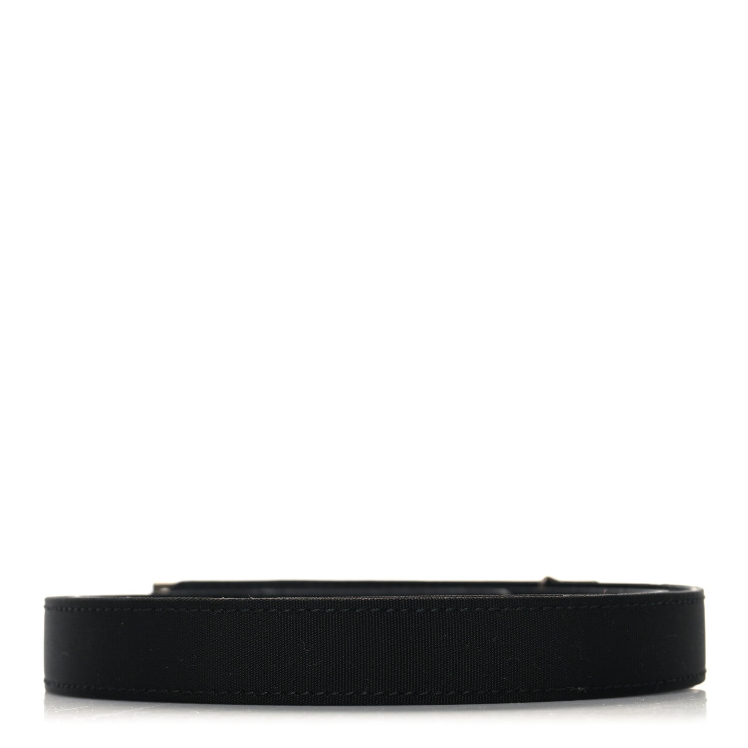Chanel Lambskin Crystal Baguette Logo Belt 75 30 Black 2 of 7
