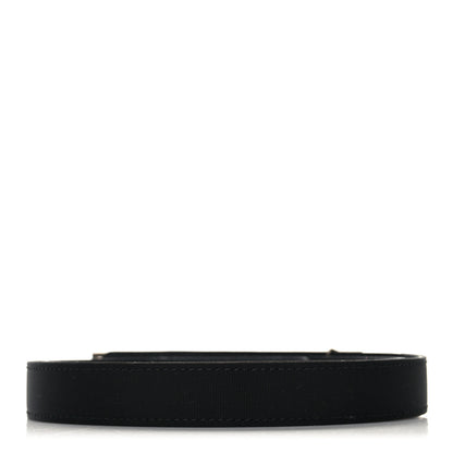 Chanel Lambskin Crystal Baguette Logo Belt 75 30 Black 2 of 7