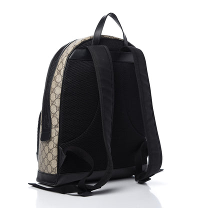 Gucci GG Supreme Monogram Medium Backpack Black 3 of 10