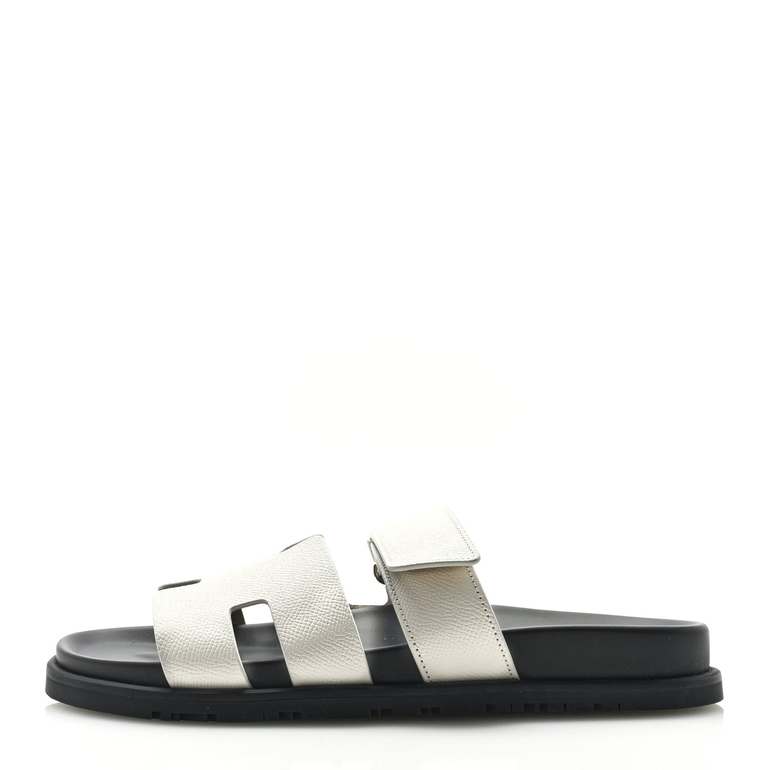 Hermes Epsom Chypre Sandals 40 Beige Glaise 1 of 9