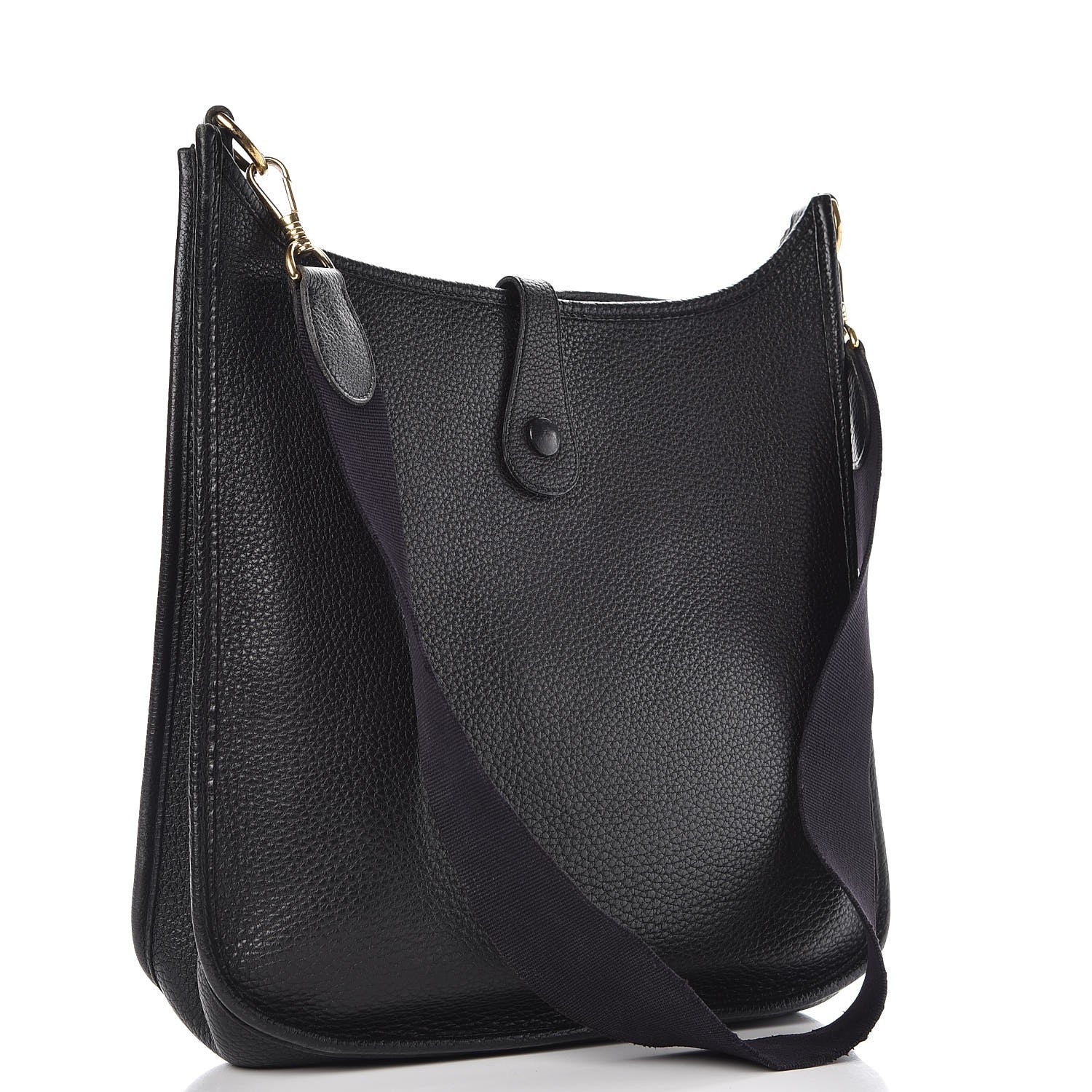 Hermes Taurillon Clemence Evelyne GM Black 3 of 13