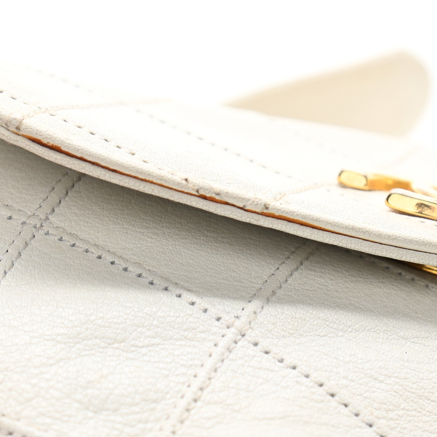 Chanel Lambskin Quilted Flap Waist Belt Bag 70 28 White 14 of 17