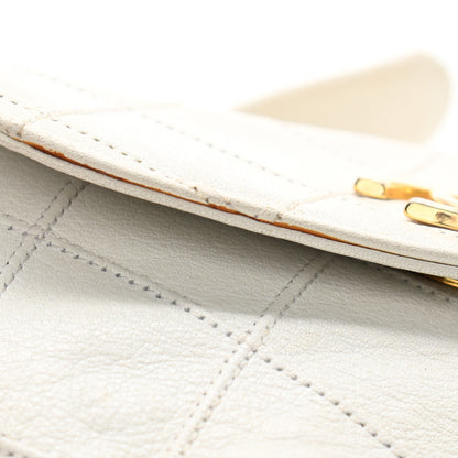 Chanel Lambskin Quilted Flap Waist Belt Bag 70 28 White 14 of 17