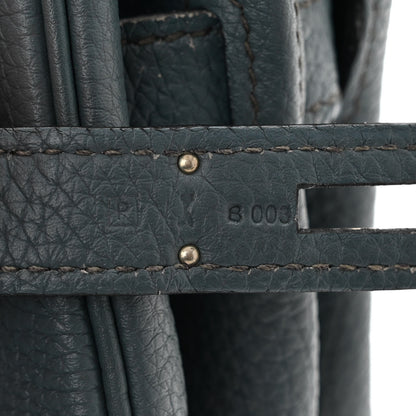 Hermes Togo Birkin 30 Bleu Orage 7 of 10
