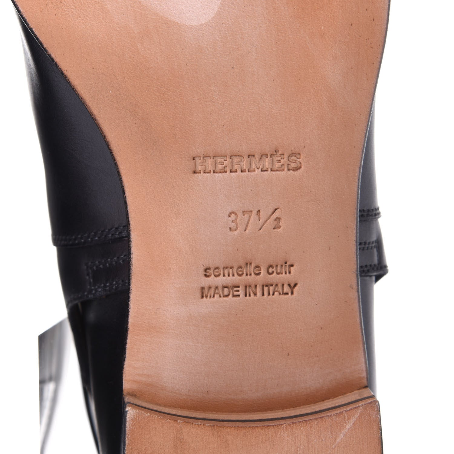 Hermes Calfskin Neo Low Boots 37.5 Black 8 of 12