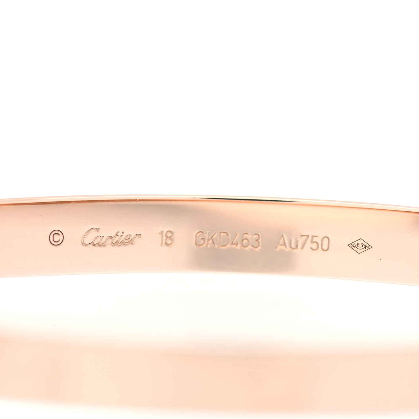 18K Pink Gold LOVE Bracelet 18