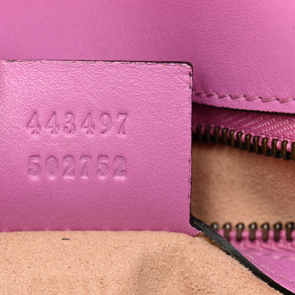 Gucci Calfskin Matelasse Small GG Marmont Shoulder Bag Candy Mousse 7 of 11
