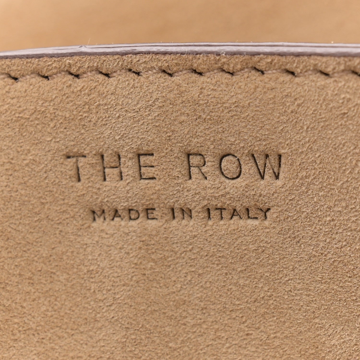 The Row Grained Calfskin Nu Twin Bag Dark Olive 7 of 10