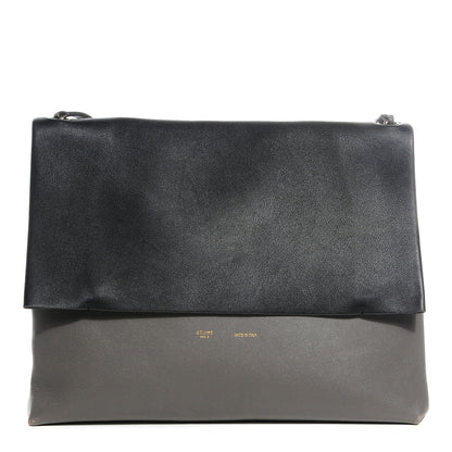 Celine Calfskin All Soft Shoulder Bag Black 1 of 7