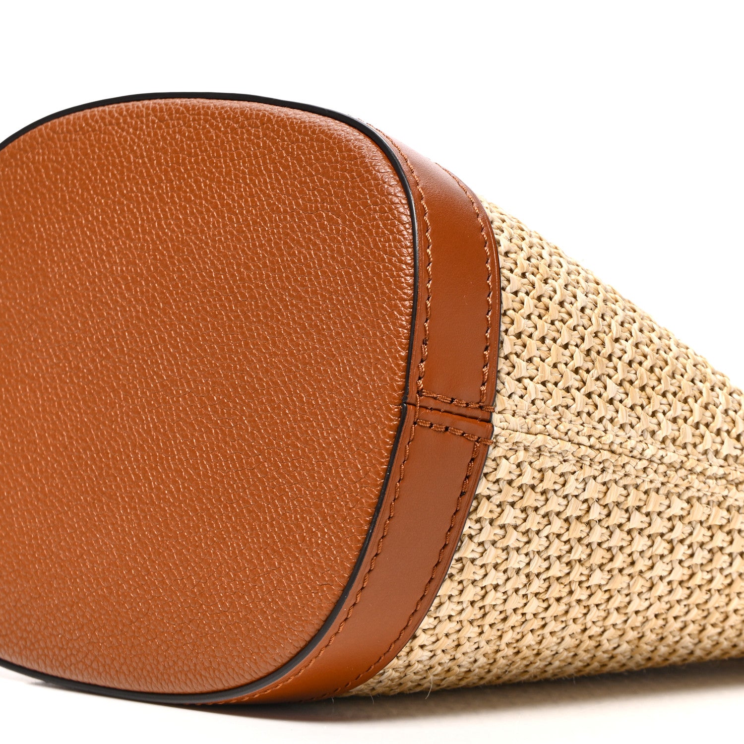 Louis Vuitton Kitted Raffia Petit Bucket Caramel 9 of 9