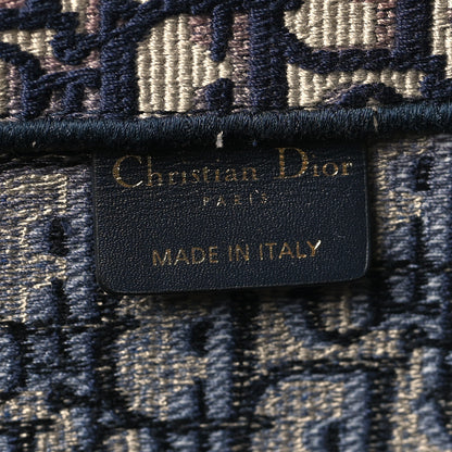 Christian Dior Oblique Large Book Tote Blue Multicolor 6 of 14