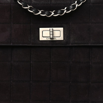 Chanel Suede Chocolate Bar Mademoiselle Shoulder Bag Brown 8 of 12