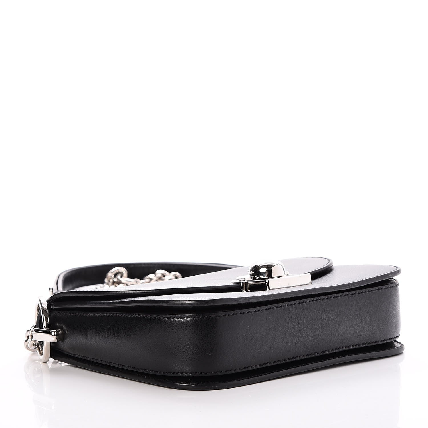 Prada Glace Calfskin Arcade Crossbody Bag Black 5 of 8