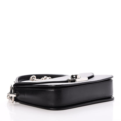 Prada Glace Calfskin Arcade Crossbody Bag Black 5 of 8