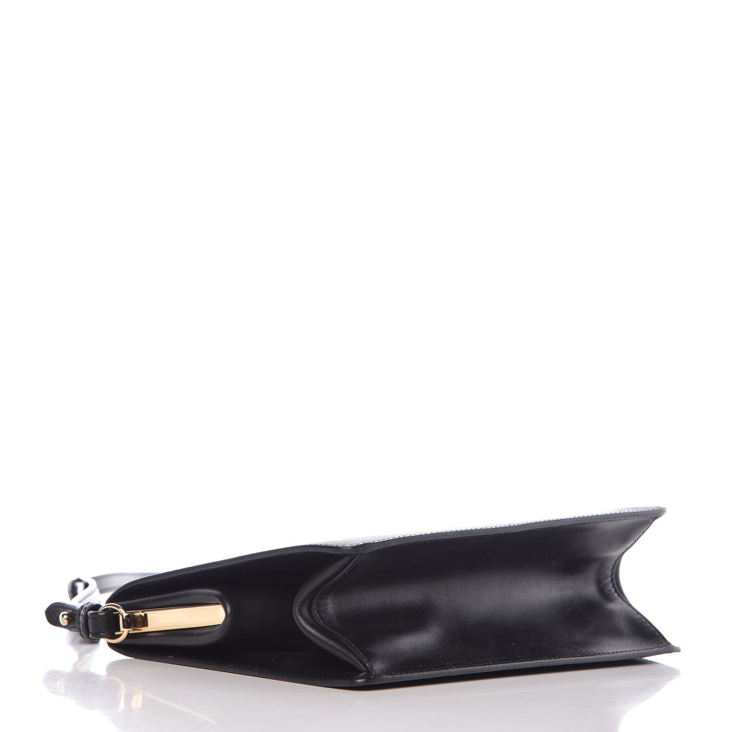 Prada Saffiano City Calf Light Frame Bag Black 4 of 9