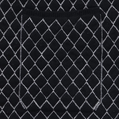 Chanel Cashmere CC Pocket Scarf Black White 6 of 6