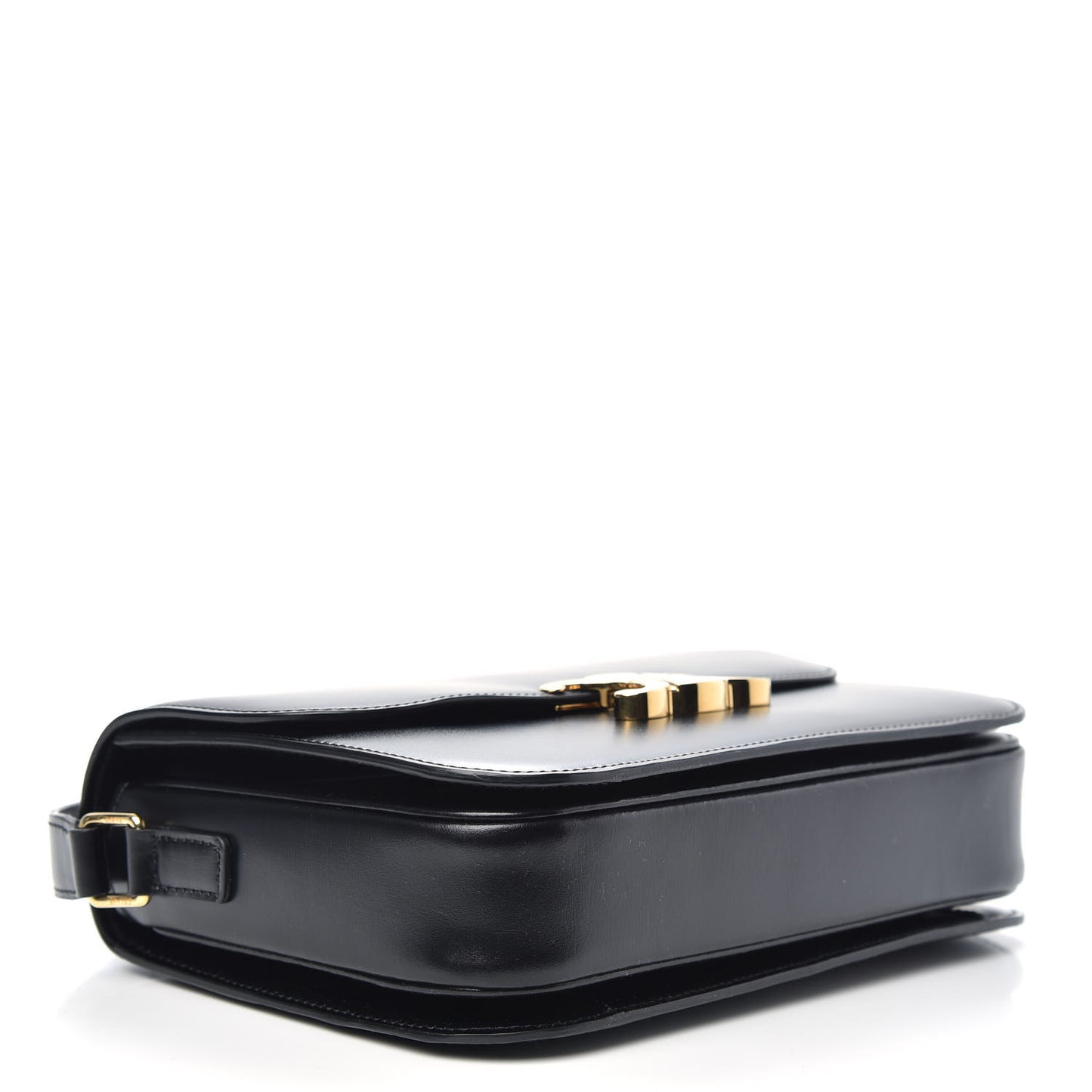 Shiny Calfskin Medium Triomphe Black