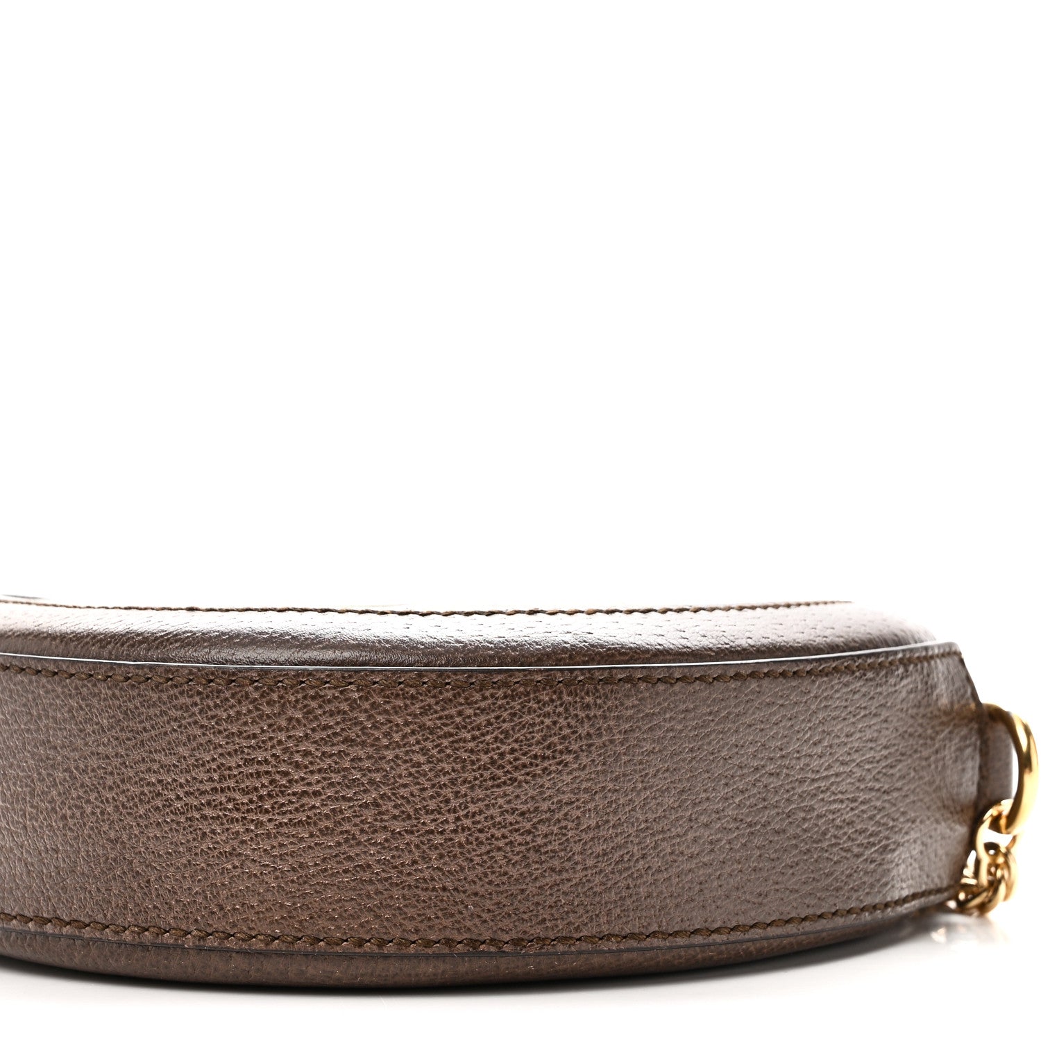 Gucci GG Supreme Monogram Web Mini Ophidia Round Shoulder Bag Brown 10 of 10
