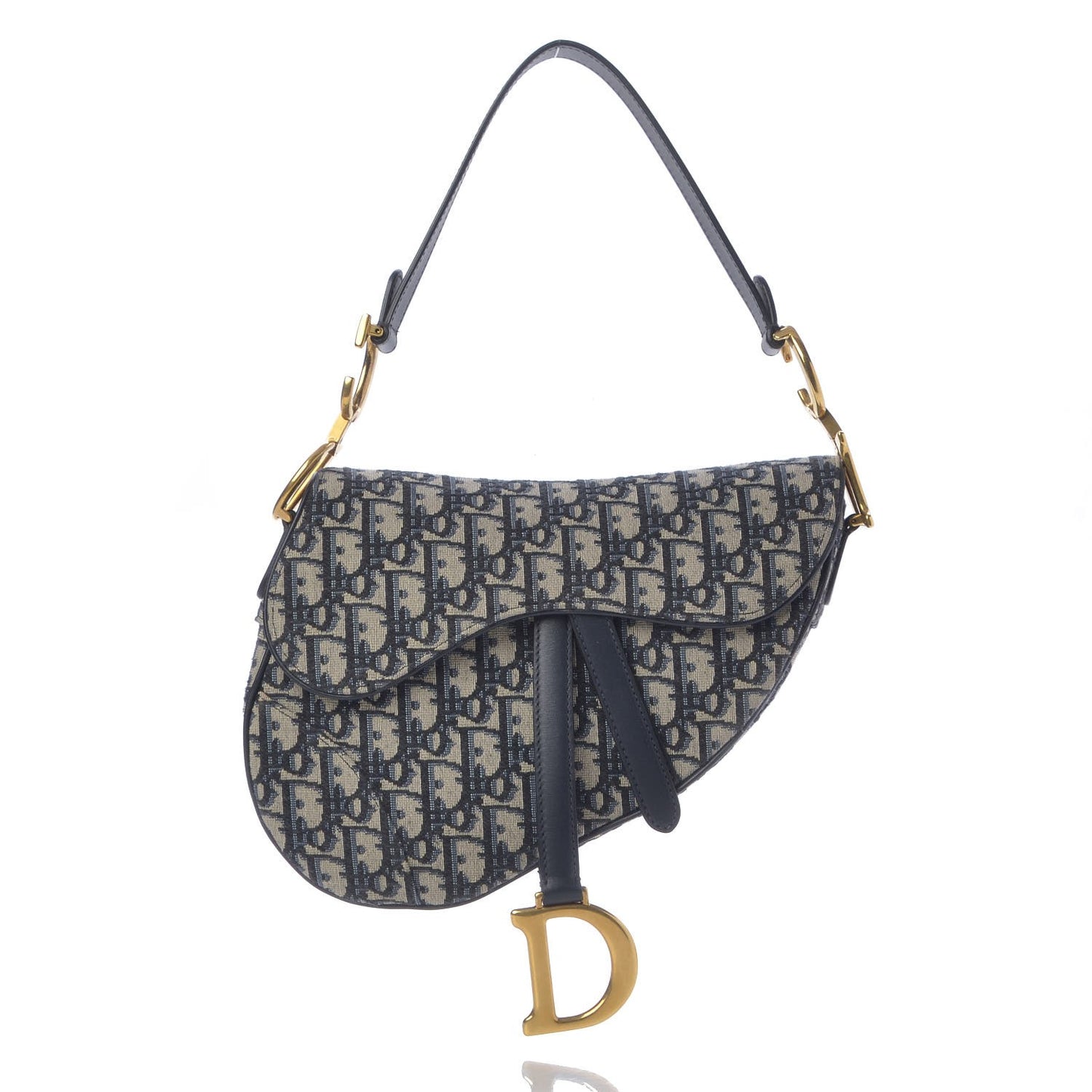 Oblique Saddle Bag Blue