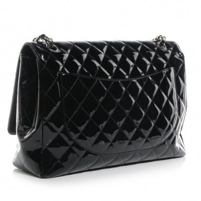 Chanel Patent Maxi Single Flap Black 3 of 8