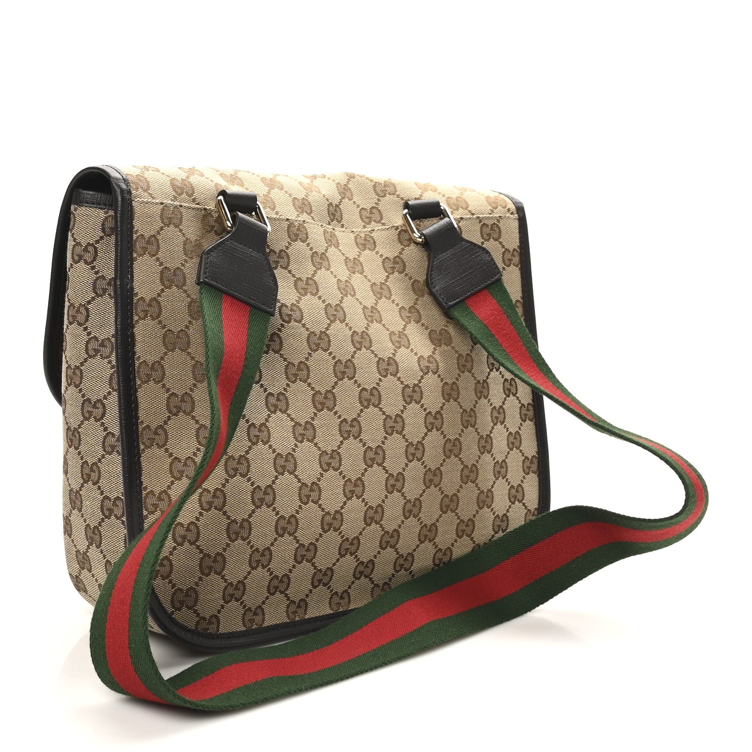 Gucci Monogram Web Childrens Messenger Bag Beige Ebony Cocoa 3 of 10