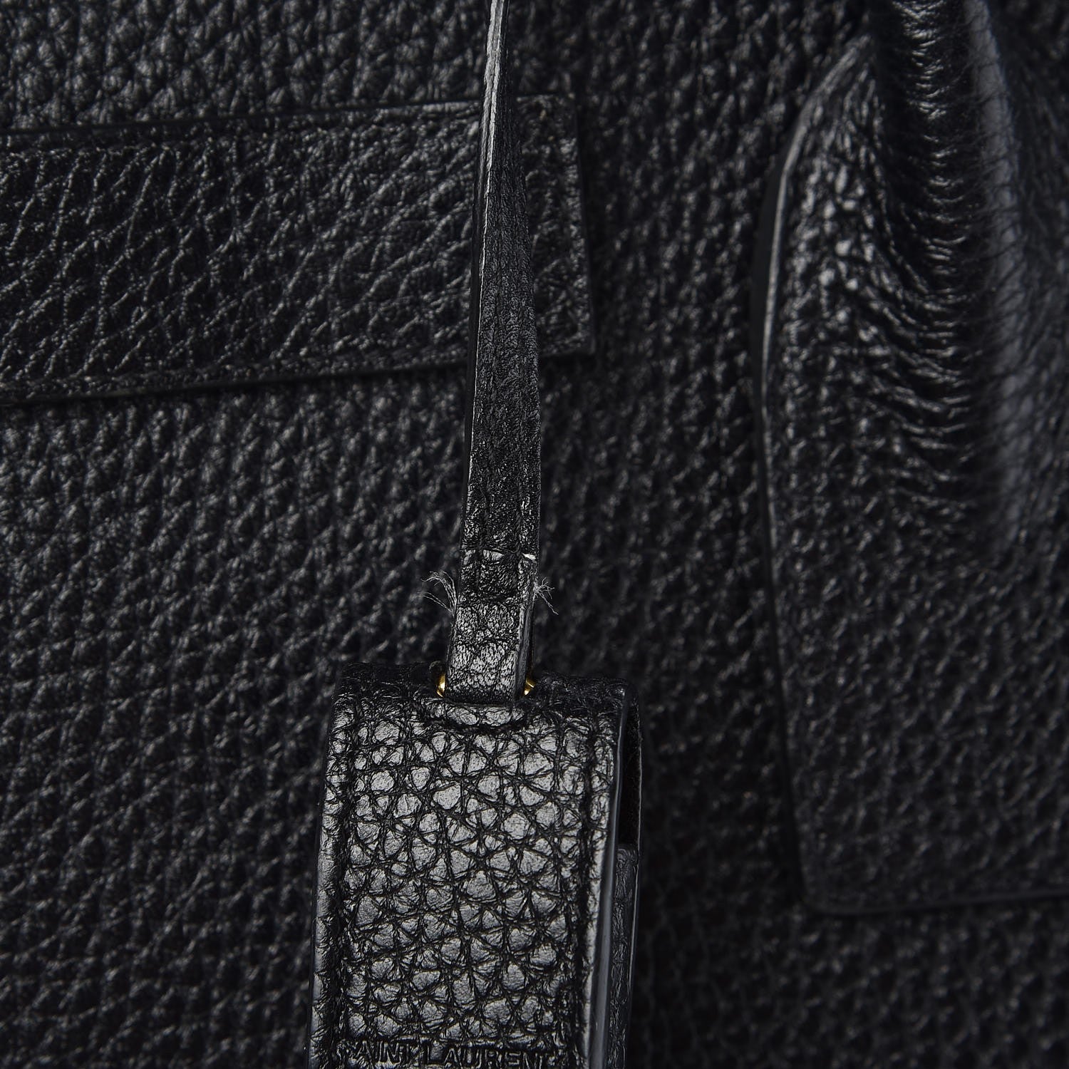 Saint Laurent Grained Calfskin Large Sac De Jour Carryall Black 17 of 19