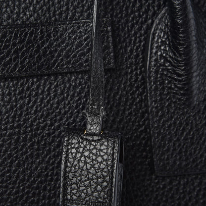 Saint Laurent Grained Calfskin Large Sac De Jour Carryall Black 17 of 19