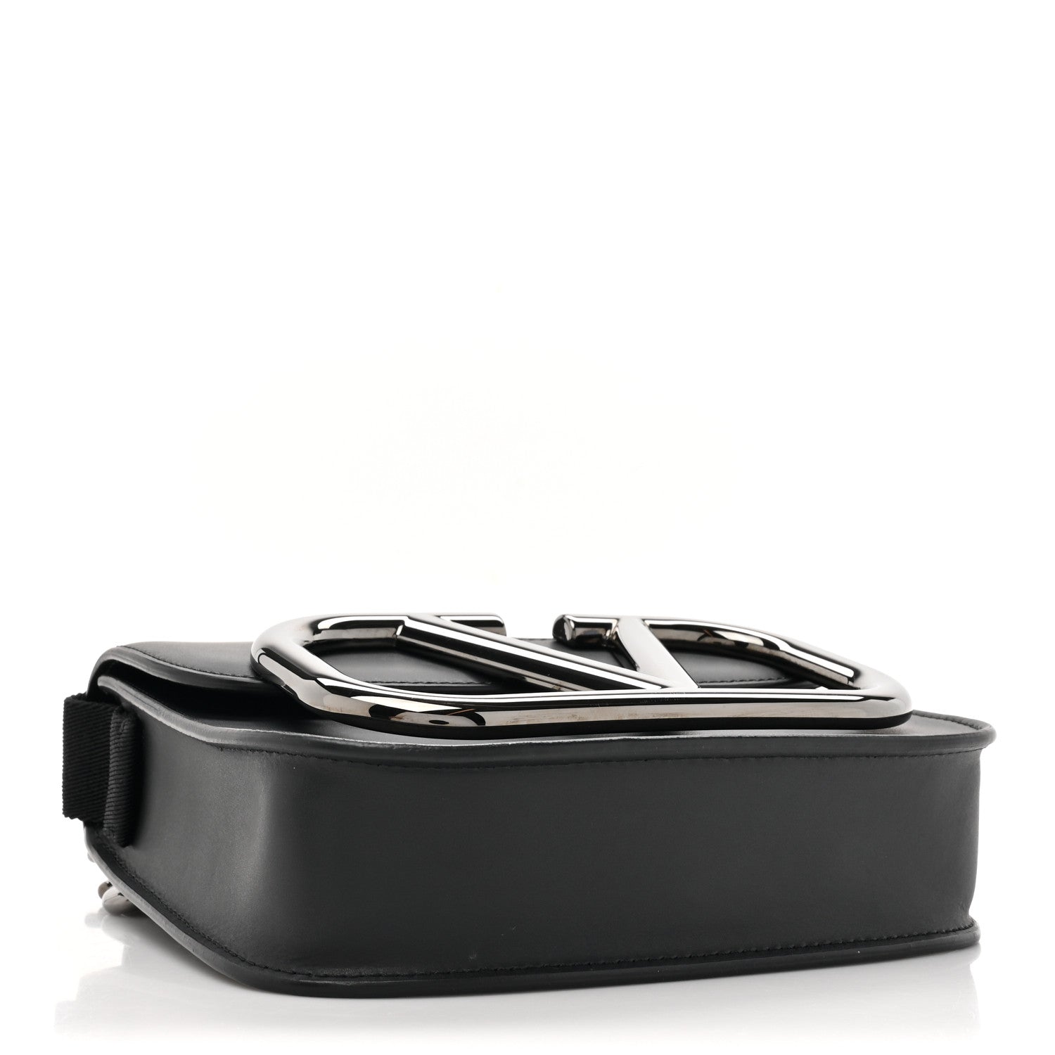 Valentino Garavani Smooth Calfskin Small Supervee Crossbody Bag Black 4 of 14