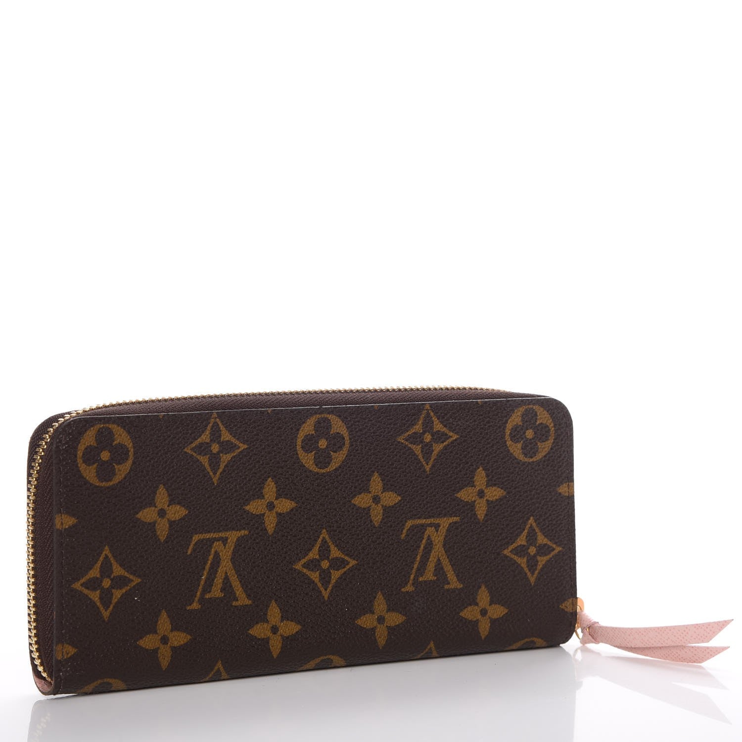Louis Vuitton Monogram Clemence Wallet Rose Ballerine 3 of 9
