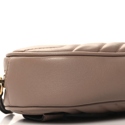 Gucci Calfskin Matelasse GG Marmont Belt Bag 85 34 Porcelain Rose 9 of 11