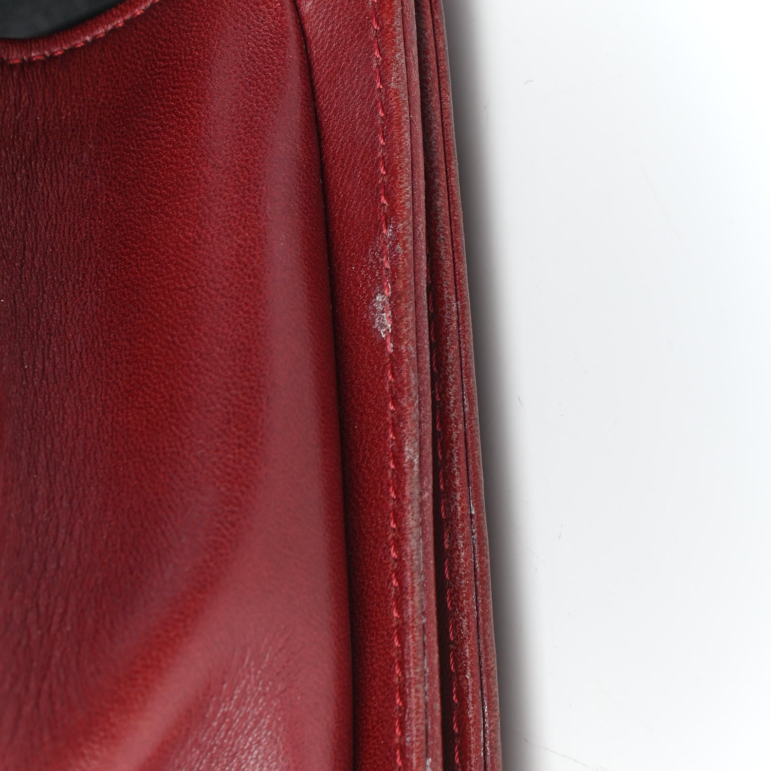 Chanel Lambskin Quilted Medium Boy Flap Burgundy 13 of 15