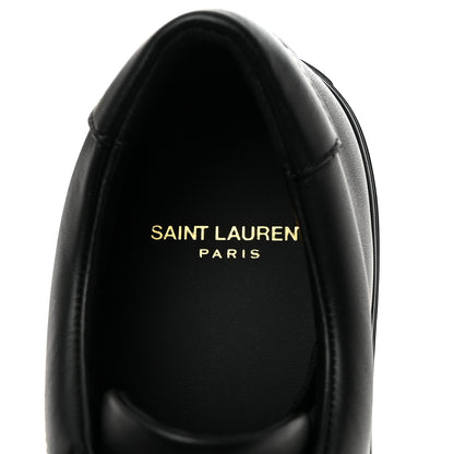 Saint Laurent Calfskin Andy Low Top Sneakers 39 Black 6 of 8