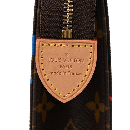 Louis Vuitton Monogram Jungle Dots Toiletry Pouch 26 Coquelicot Denim 6 of 6
