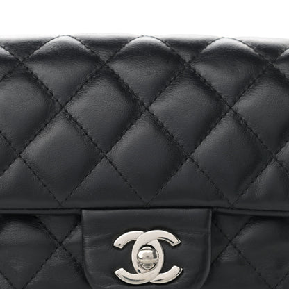 Chanel Calfskin Quilted CC Uniform Flap Belt Bag Black 8 of 10